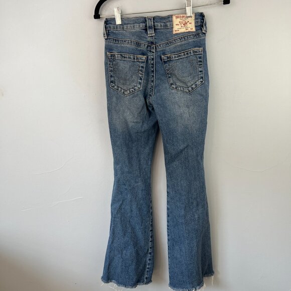 True Religion Reagan High Rise Flare Jeans Size 25 - Picture 10 of 11